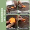Cross-border hexagonal food storage box, household thickened stainless steel with silicone lid sealed box, refrigerator food and fruit storage box details Picture